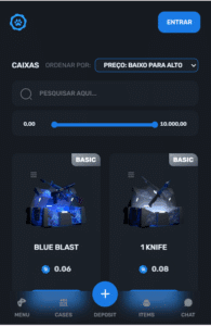 seleção de caixas csgo skins skinsluck